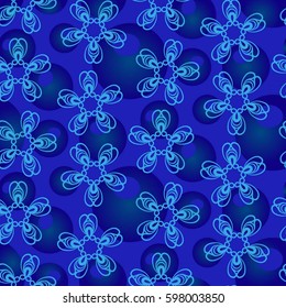Endless abstract pattern. Background texture.  Vector illustration.