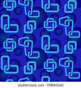 Endless abstract pattern. Background texture.  Vector illustration.