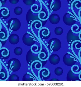 Endless abstract pattern. Background texture.  Vector illustration.