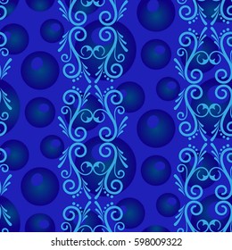 Endless abstract pattern. Background texture.  Vector illustration.
