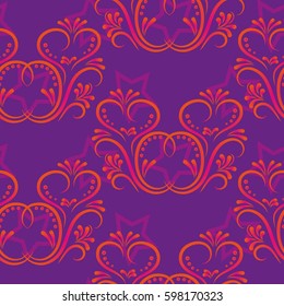 Endless abstract pattern. Background texture.  Vector illustration.