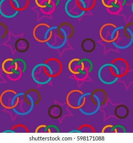 Endless abstract pattern. Background texture.  Vector illustration.