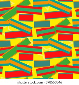 Endless abstract pattern. Background texture.  Vector illustration.