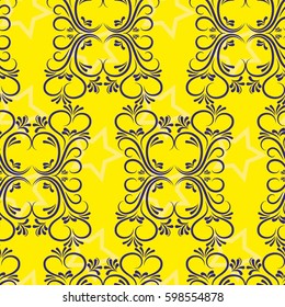 Endless abstract pattern. Background texture.  Vector illustration.