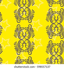 Endless abstract pattern. Background texture.  Vector illustration.