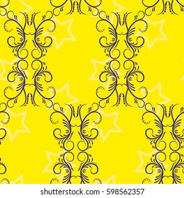 Endless abstract pattern. Background texture.  Vector illustration.