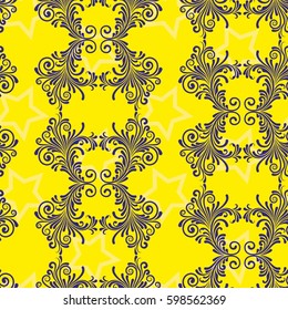 Endless abstract pattern. Background texture.  Vector illustration.