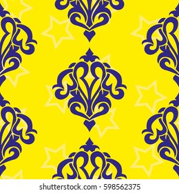 Endless abstract pattern. Background texture.  Vector illustration.