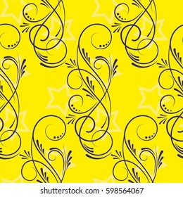 Endless abstract pattern. Background texture.  Vector illustration.