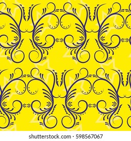 Endless abstract pattern. Background texture.  Vector illustration.