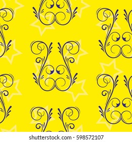 Endless abstract pattern. Background texture.  Vector illustration.