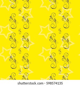 Endless abstract pattern. Background texture.  Vector illustration.