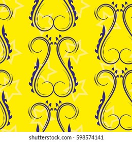 Endless abstract pattern. Background texture.  Vector illustration.