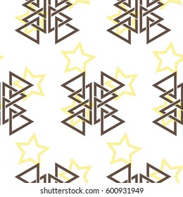 Endless abstract pattern. Background texture.  Vector illustration.