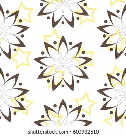 Endless abstract pattern. Background texture.  Vector illustration.
