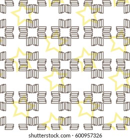 Endless abstract pattern. Background texture.  Vector illustration.