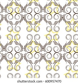 Endless abstract pattern. Background texture.  Vector illustration.