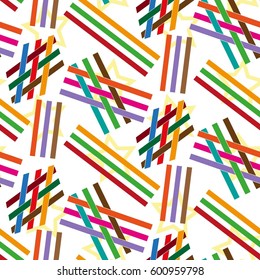 Endless abstract pattern. Background texture.  Vector illustration.