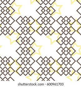 Endless abstract pattern. Background texture.  Vector illustration.