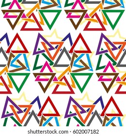 Endless abstract pattern. Background texture.  Vector illustration.