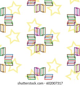 Endless abstract pattern. Background texture.  Vector illustration.