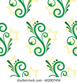 Endless abstract pattern. Background texture.  Vector illustration.