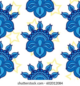Endless abstract pattern. Background texture.  Vector illustration.