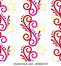 Endless abstract pattern. Background texture.  Vector illustration.