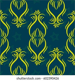 Endless abstract pattern. Background texture.  Vector illustration.