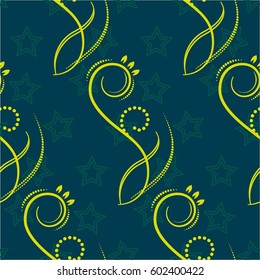 Endless abstract pattern. Background texture.  Vector illustration.