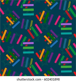 Endless abstract pattern. Background texture.  Vector illustration.