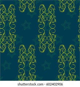 Endless abstract pattern. Background texture.  Vector illustration.