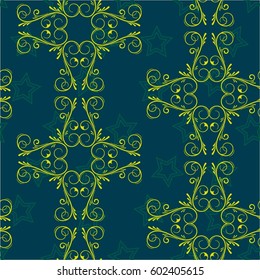 Endless abstract pattern. Background texture.  Vector illustration.