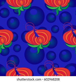 Endless abstract pattern. Background texture.  Vector illustration.