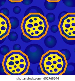 Endless abstract pattern. Background texture.  Vector illustration.