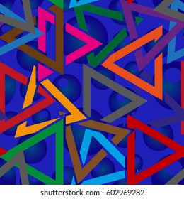 Endless abstract pattern. Background texture.  Vector illustration.