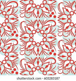 Endless abstract pattern. Background texture.  Vector illustration.