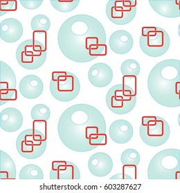 Endless abstract pattern. Background texture.  Vector illustration.