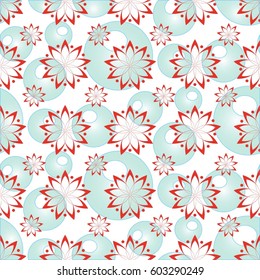 Endless abstract pattern. Background texture.  Vector illustration.