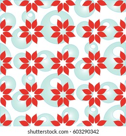 Endless abstract pattern. Background texture.  Vector illustration.