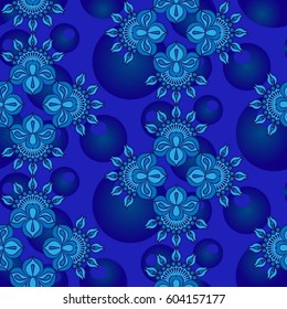 Endless abstract pattern. Background texture.  Vector illustration.