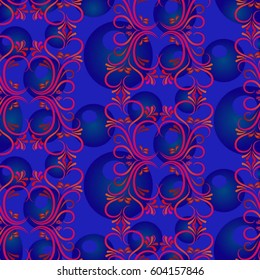 Endless abstract pattern. Background texture.  Vector illustration.