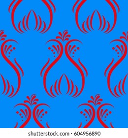 Endless abstract pattern. Background texture.  Vector illustration.