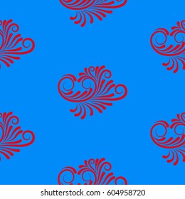 Endless abstract pattern. Background texture.  Vector illustration.