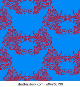 Endless abstract pattern. Background texture.  Vector illustration.