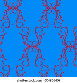 Endless abstract pattern. Background texture.  Vector illustration.