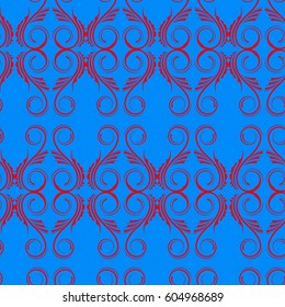 Endless abstract pattern. Background texture.  Vector illustration.