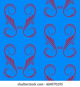 Endless abstract pattern. Background texture.  Vector illustration.