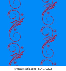 Endless abstract pattern. Background texture.  Vector illustration.