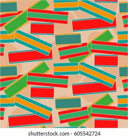 Endless abstract pattern. Background texture.  Vector illustration.